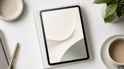 Digital guide or eBook mockup