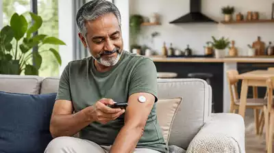 Lifestyle imagery related to diabetes management